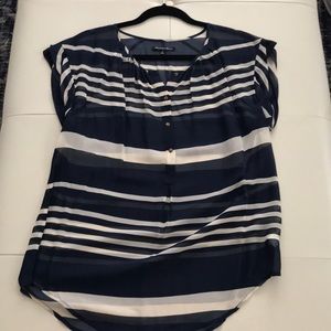 Madewell Cap sleeve Silk top